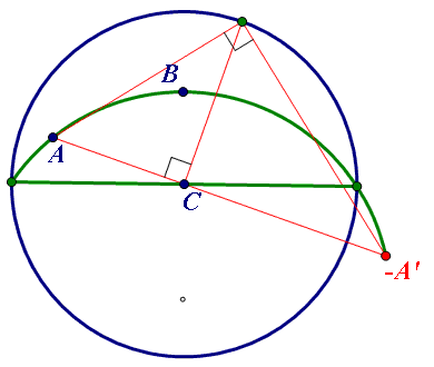 球极射影作图-两点确定一条直线1.GIF
